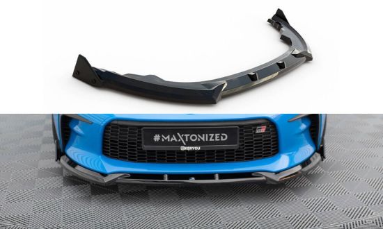 Front Lippe / Front Splitter / Frontansatz V.1 mit Flaps für Toyota GR86 von Maxton Design