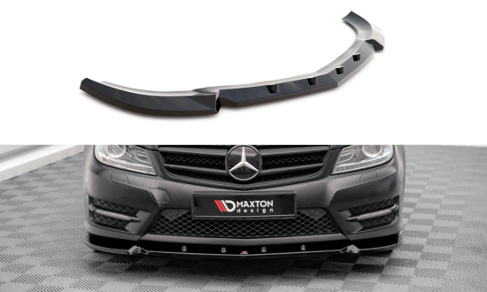 Front Lippe / Front Splitter / Frontansatz V.1 für Mercedes C-Klasse Coupe C204 AMG-Line von Maxton Design