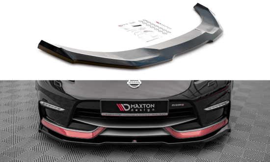 Front Splitter / Cup Schwert / Frontansatz V.1 für Nissan 370Z Nismo Facelift von Maxton Design