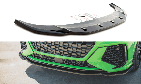 Front Lippe / Front Splitter / Frontansatz V.2 für Audi RSQ3 (F3) von Maxton Design