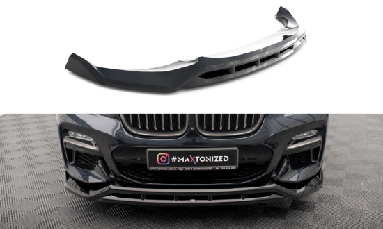 Front Lippe / Front Splitter / Frontansatz V.2 für BMW X4 G02 M-Paket von Maxton Design