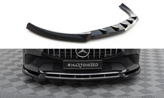 Front Lippe / Front Splitter / Frontansatz V.2 für Mercedes-Benz CLA Coupe C118 von Maxton Design