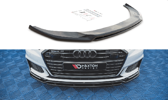 Front Diffusor / Front Splitter / Cup Schwert / Frontansatz V.3 für Audi A6 S-Line / S6 C8 von Maxton Design