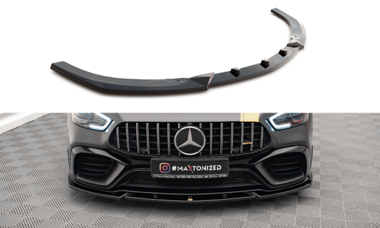 Front Lippe / Front Splitter / Frontansatz V.3 für Mercedes AMG GT-4 63S Coupe von Maxton Design
