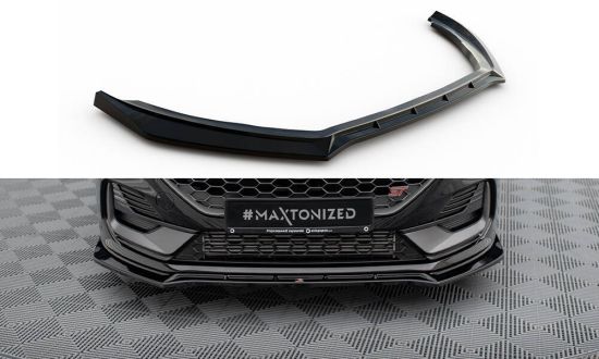 Front Lippe / Front Splitter / Frontansatz V.4 für Ford Fiesta ST MK8 Facelift von Maxton Design