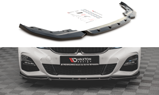 Front Diffusor / Front Splitter / Cup Schwert / Frontansatz V.5 für BMW 3er G20 / G21 M-Paket von Maxton Design