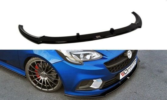 Front Splitter / Cup Schwert / Frontansatz für Opel Corsa E OPC von Maxton Design