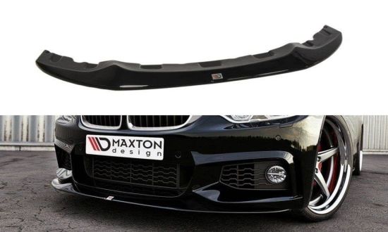 Front Lippe / Front Splitter / Frontansatz V.2 für BMW 4er F32 M-Paket (GTS-LOOK) von Maxton Design