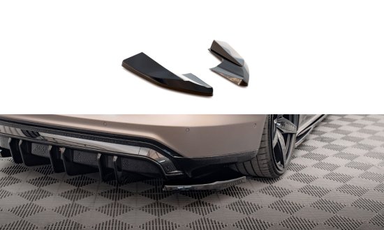 Seitliche Heck Diffusor Erweiterung V.2 für Audi E-Tron GT / GT RS von Maxton Design