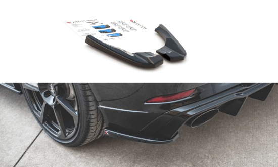 Seitliche Heck Diffusor Erweiterung V.2 für Audi RS3 8V FL Sportback von Maxton Design