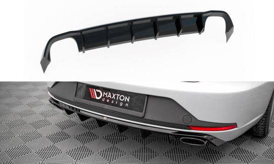 Zentraler Hinterer Splitter für Seat Leon Cupra ST MK3 von Maxton Design