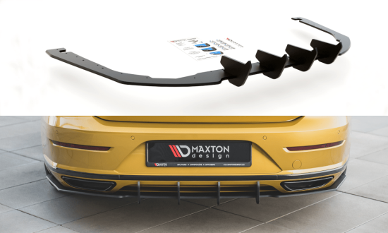 Zentraler Hinterer Splitter Racing für VW Arteon R-Line 3H von Maxton Design