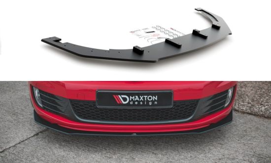 Front Lippe / Front Splitter / Frontansatz Racing V.3 für VW Golf 6 GTI von Maxton Design