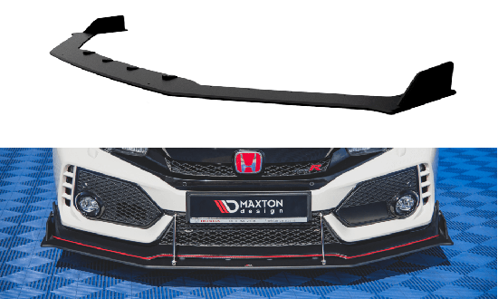 Front Lippe / Front Splitter / Frontansatz Racing für Honda Civic X Type R von Maxton Design