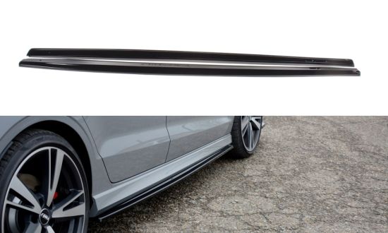 Seitenschweller Erweiterung für Audi RS3 8V Facelift Limousine von Maxton Design