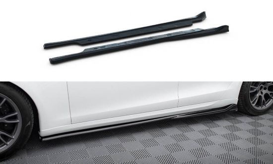 Seitenschweller Erweiterung V.1 für Tesla Model S Plaid Facelift von Maxton Design