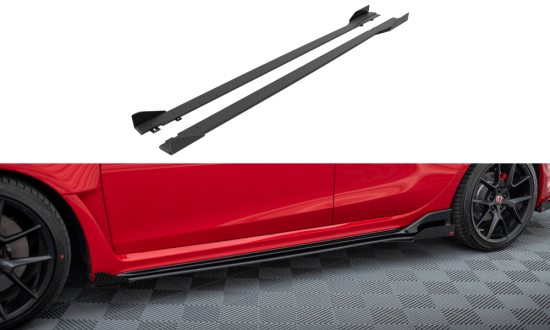 Seitenschweller Erweiterung Street Pro mit Flaps für Honda Civic Type R FL5 von Maxton Design