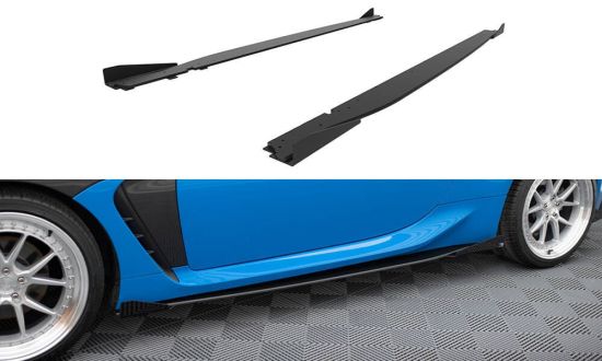 Seitenschweller Erweiterung Street Pro V.1 mit Flaps für Toyota GR86 von Maxton Design