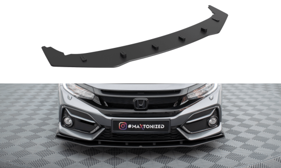 Front Lippe / Front Splitter / Frontansatz Street Pro für Honda Civic X Sport von Maxton Design