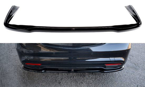 Zentraler hinterer Splitter für Mercedes S-Klasse AMG Line W222 von Maxton Design