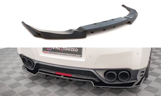 Zentraler Hinterer Splitter für Nissan GTR R35 Facelift von Maxton Design