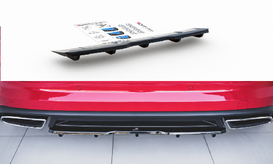 Zentraler hinterer Splitter V.1 für Skoda Kodiaq RS 2019 von Maxton Design
