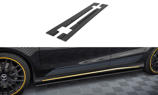 Seitenschweller Erweiterung Street Pro für Mercedes-Benz CLA 45AMG Aero C117 Facelift von Maxton Design
