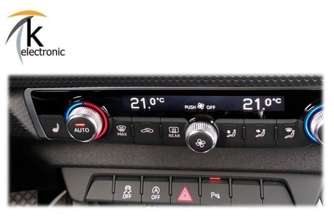 Audi A1 GB Einparkhilfe PDC vorne optische Darstellung Nachrüstpaket