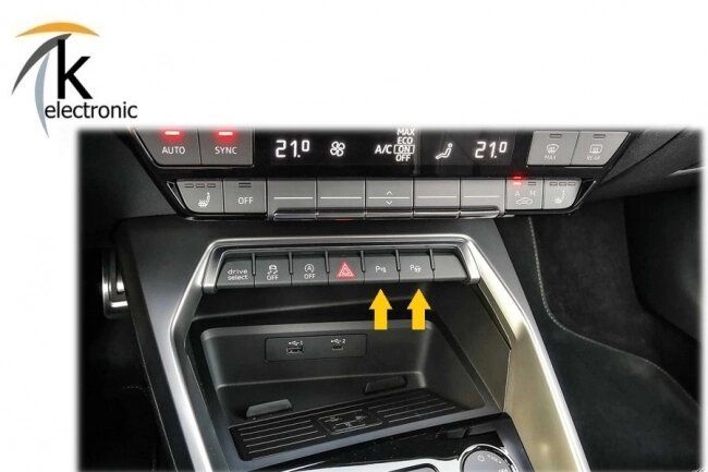 Audi A3 8Y Einparkhilfe vorne + hinten optische Darstellung