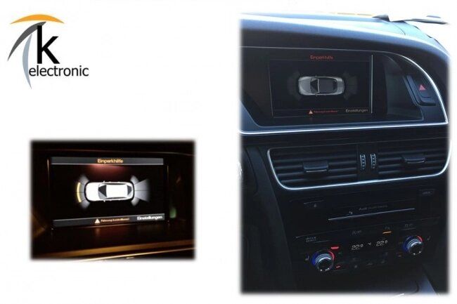 Audi A4 8K B8 Einparkhilfe vorne + hinten optische Darstellung Nachrüstpaket