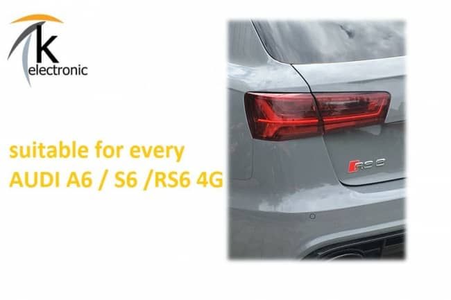 Audi A6 4G C7 LED Rückleuchten dynamischer Blinker Facelift Nachrüstpaket