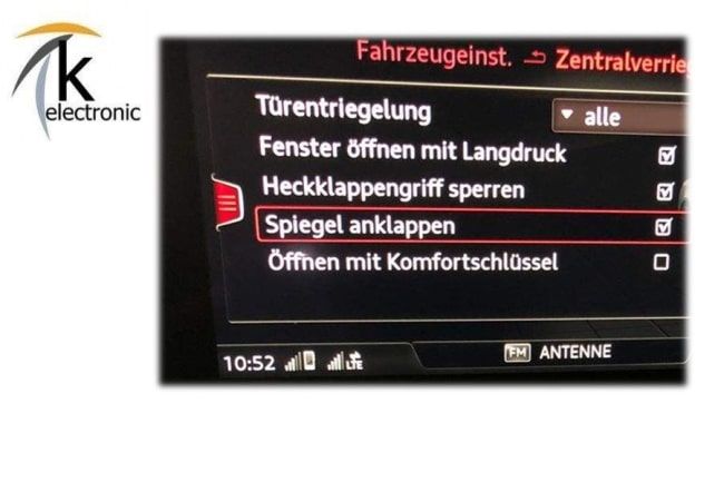 Komplettset anklappbare Außenspiegel für Audi Q5 8R