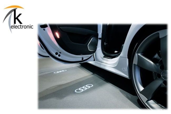 Audi Ringe LED-​Leuchte Türe Projektor Original Zubehör