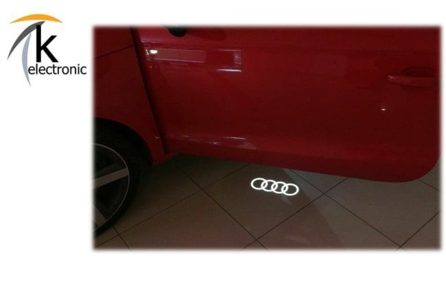 Audi Ringe LED-​Leuchte Türe Projektor Original Zubehör