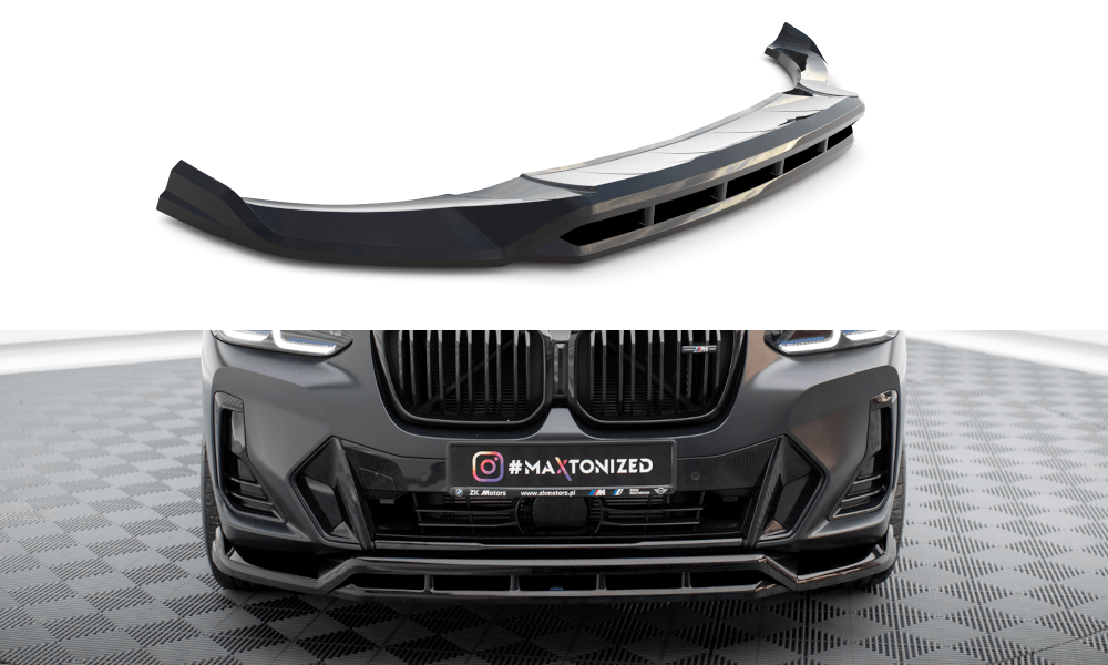 Front Lippe / Front Splitter / Frontansatz für BMW X3 G01 M-Paket Facelift  von Maxton Design