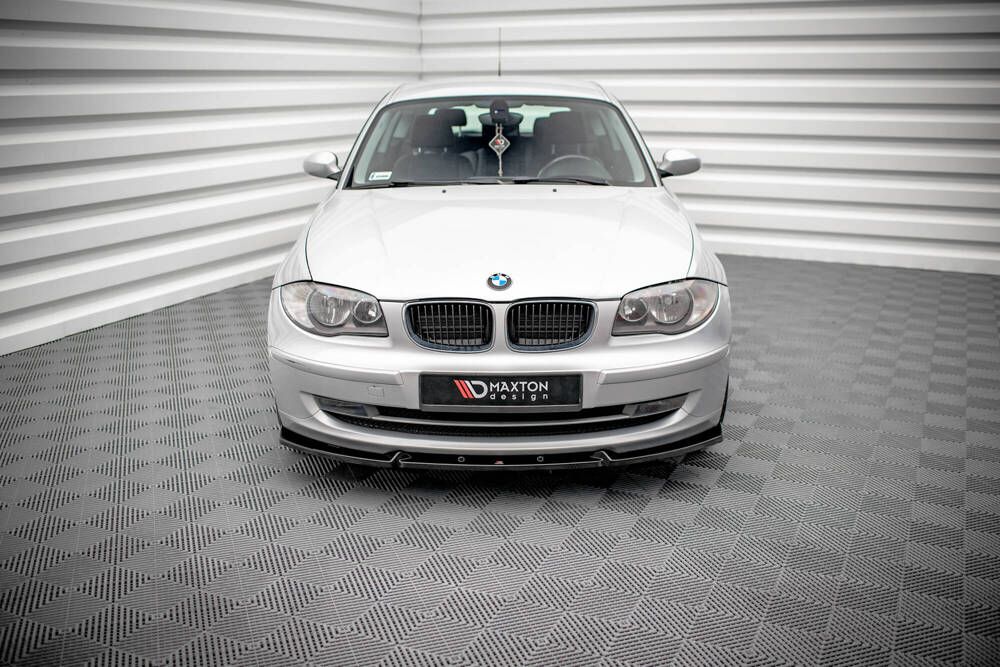 Front Lippe / Front Splitter / Frontansatz V.3 für BMW 1er E81 Facelift von  Maxton Design