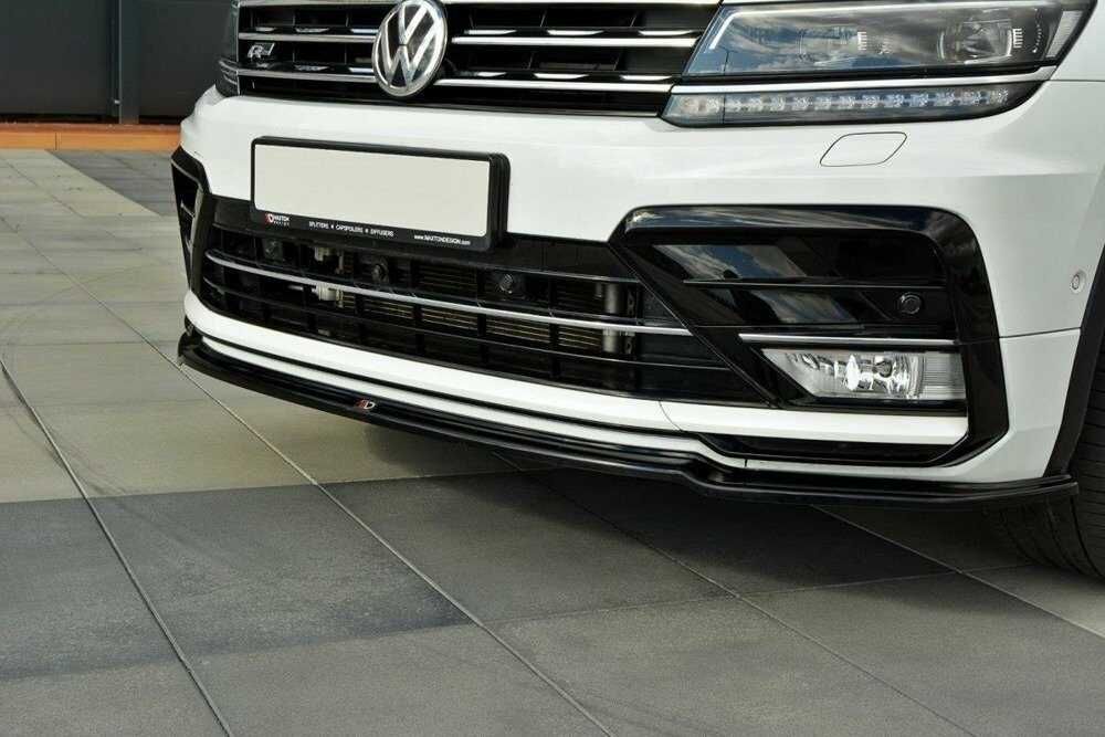 Front Lippe / Front Splitter / Frontansatz für VW Tiguan R-Line AD
