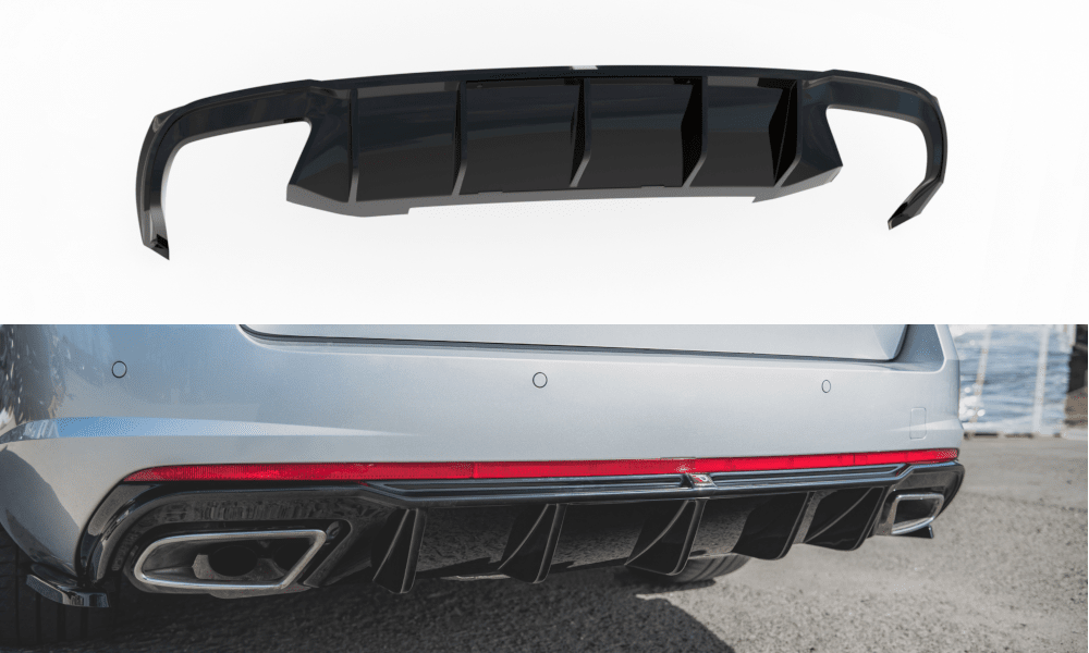 Passend für Skoda Octavia RS Tuning Bodykit Kofferraumklappe Heckspoiler  Abrissk