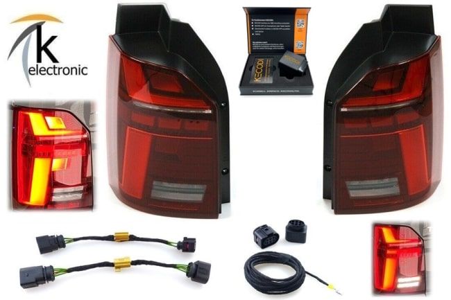 LED LightBar Rückleuchten dynamische Blinker rot für VW T6.1 ab 2020, Für  VW T6, Für VW, Beleuchtung