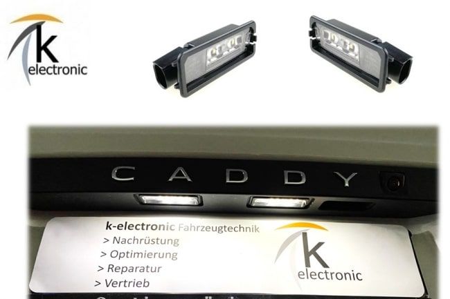 AUDI R8 I LED Kennzeichenbeleuchtung Nachrüstpaket