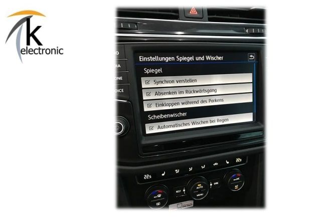 VW Golf 7 elektrisch anklappbare Spiegel Nachrüstpaket