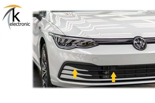 VW Touran 5T Einparkhilfe vorne + hinten optische Darstellung