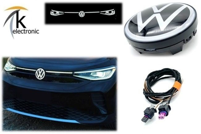 5D-Auto-Frontgrill-Kofferraum-Logo-LED-Licht-Nachrüstung für