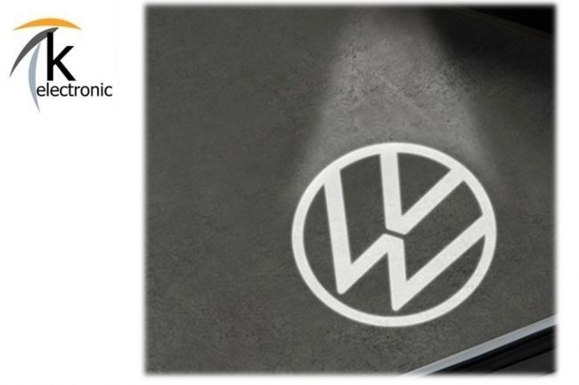 VW T7 Türbeleuchtung LED Projektor Original VW Logo Nachrüstpaket