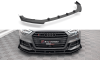 Front Lippe / Front Splitter / Frontansatz Street Pro mit Flaps für Audi S3 8V Sportback Facelift von Maxton Design