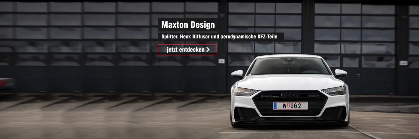 Splitter, Heck Diffusor und aerodynamische KFZ-Teile von Maxtion Design